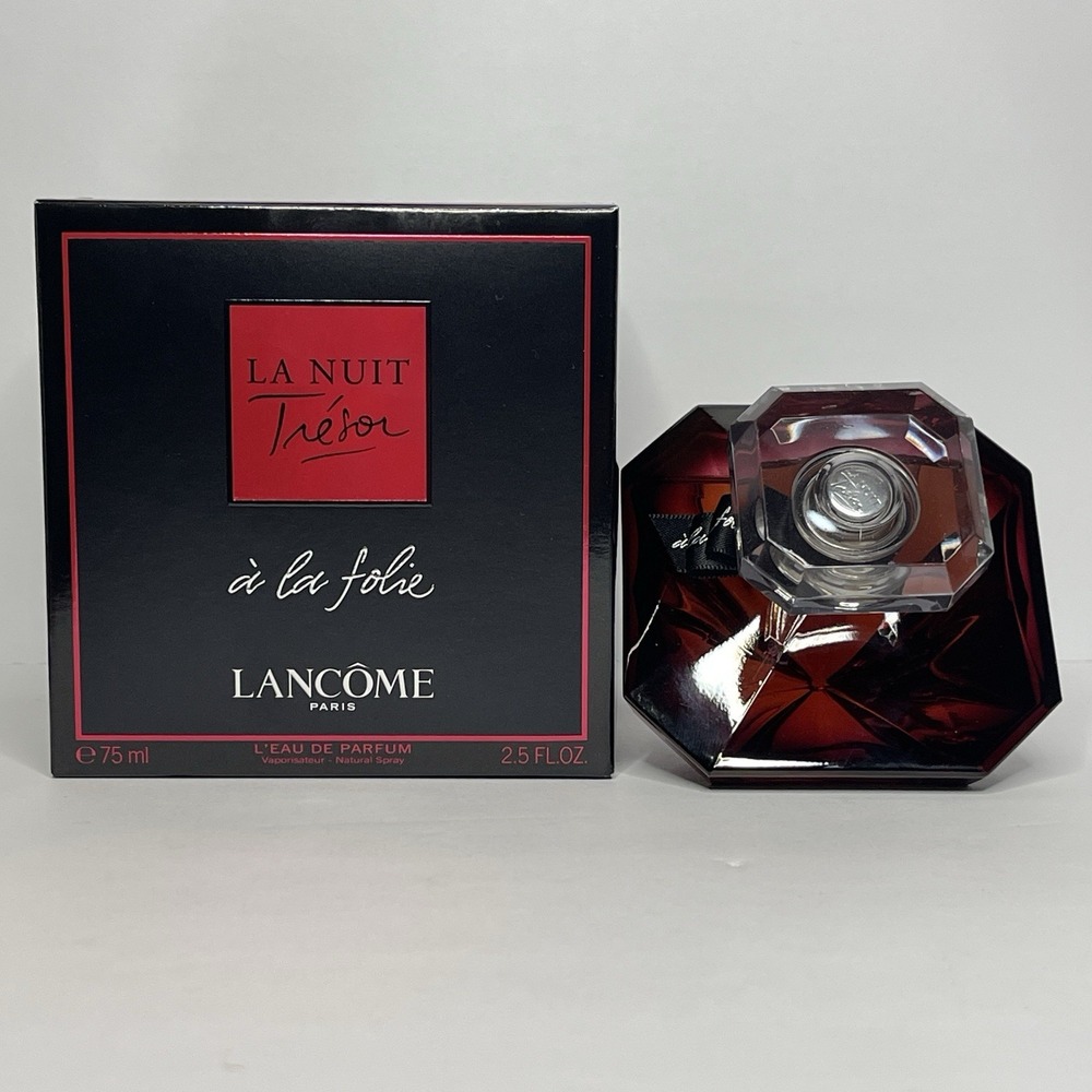 Lancome LA NUIT Tresor a La Folie 2.5 oz /75 ml Women's EDP NEW Open Box